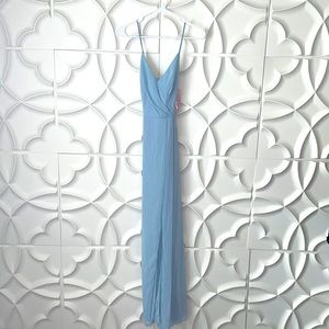 Thread Mist Blue Gown Bridesmaid Dress size 0.   Kk
